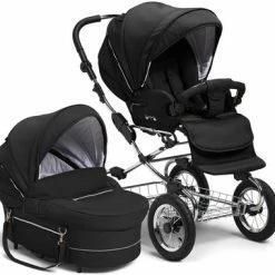 Petite Chérie Classic Duovagn, Silver/Q-Black