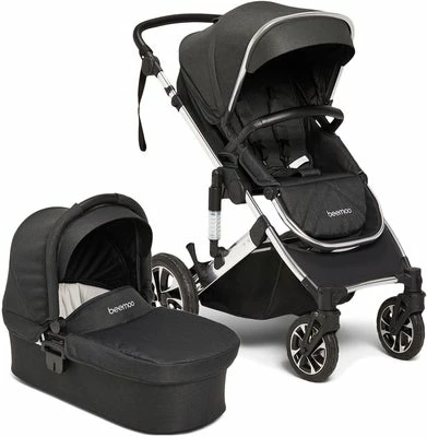 Beemoo Maxi 4 Duovogn, Black/Silver