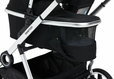 Beemoo Pro Twin Søskenvogn Inkl. Liggedel, Black - Bilde 9