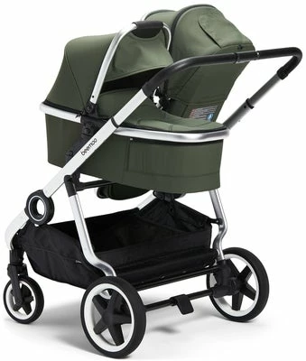 Beemoo Pro Twin Søskenvogn Inkl. Liggedel, Cilantro Green - Bilde 3