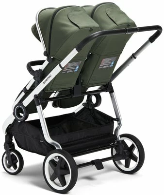 Beemoo Pro Twin Søskenvogn Inkl. Liggedel, Cilantro Green - Bilde 4