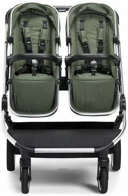Beemoo Pro Twin Søskenvogn Inkl. Liggedel, Cilantro Green - Bilde 5