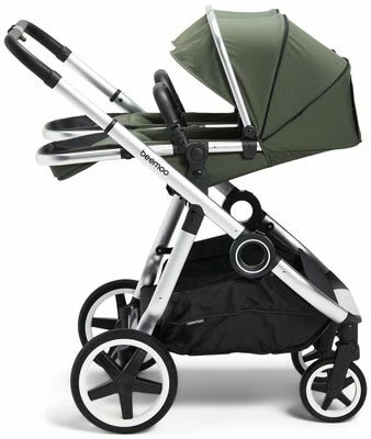 Beemoo Pro Twin Søskenvogn Inkl. Liggedel, Cilantro Green - Bilde 7