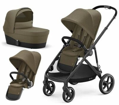 Cybex Gazelle S Søskenvogn, Black/Classic Beige