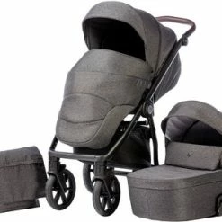 Nordbaby Nord Active Plus Duovogn, Black Melange