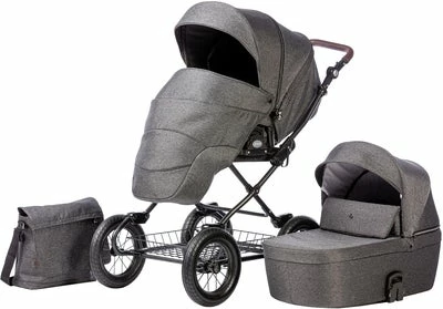 Nordbaby Nord Comfort Plus Duovogn, Black Melange