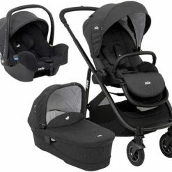 Joie Versatrax Duovogn Inkl. I-Snug Babybilstol, Pavement