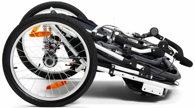 North 13.5 Speeder 2 Sykkelvogn Inkl. Skisett, Asphalt - Bilde 10