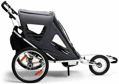 North 13.5 Speeder 2 Sykkelvogn Inkl. Skisett, Asphalt - Bilde 3