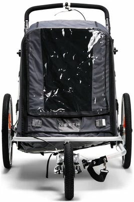 North 13.5 Speeder 2 Sykkelvogn Inkl. Skisett, Asphalt - Bilde 4