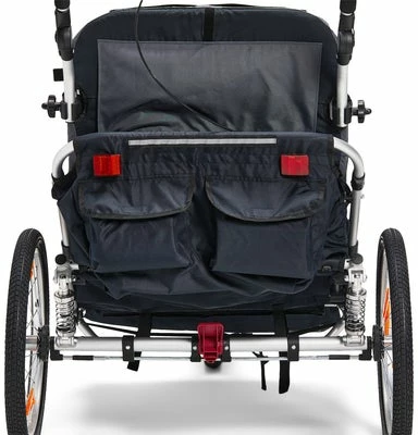 North 13.5 Speeder 2 Sykkelvogn Inkl. Skisett, Asphalt - Bilde 5