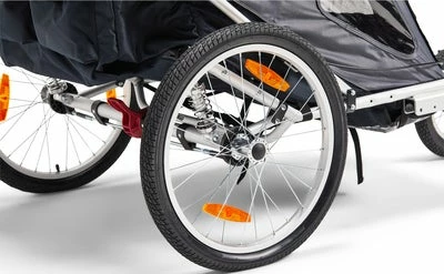 North 13.5 Speeder 2 Sykkelvogn Inkl. Skisett, Asphalt - Bilde 9