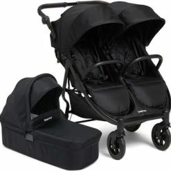 Beemoo BFF60 Søskenvogn Inkl. Liggedel, Black