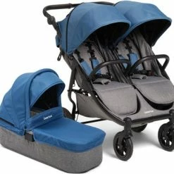 Beemoo BFF60 Søskenvogn Inkl. Liggedel, Blue