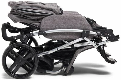 Beemoo Swing+ Søskenvogn Inkl. Liggedel, Grey Melange - Bilde 12