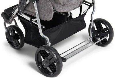 Beemoo Swing+ Søskenvogn Inkl. Liggedel, Grey Melange - Bilde 10