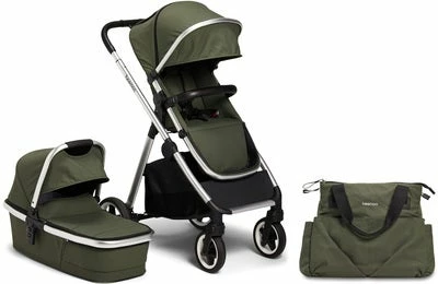Beemoo Pro Duo Duovogn Inkl. Stelleveske, Cilantro Green
