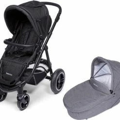 Beemoo Airfill Duovogn, Black/Grey Melange