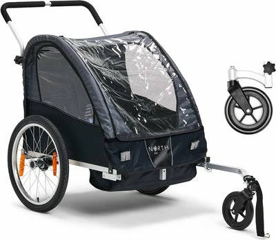 North 13.5 Roadster Sykkelvogn Inkl. Spaserhjul, Asphalt