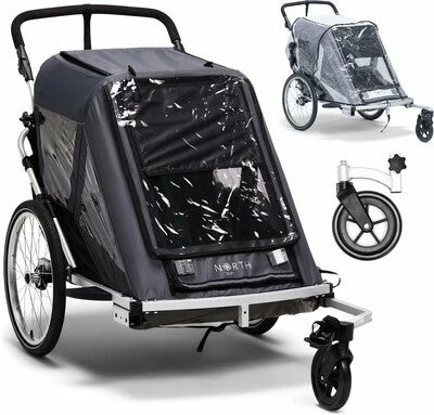 North 13.5 Roadster+ Inkl. Spaserhjul & Regntrekk, Asphalt