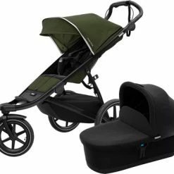 Thule Urban Glide 2 Joggevogn Inkl. Liggedel, Cypress Green/Black