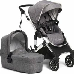 908739-Beemoo Maxi 4/North 13.5 Duovogn, Grey/Silver