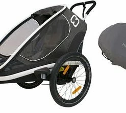 Hamax Outback ONE Sykkelvogn Inkl. Oppbevaringstrekk, Grå