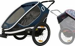 Hamax Outback Reclining Sykkelvogn 2019 Inkl. Regntrekk, Navy/White
