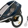 Hamax Outback One Reclining Sykkelvogn 2019 Inkl. Regntrekk, Navy/White