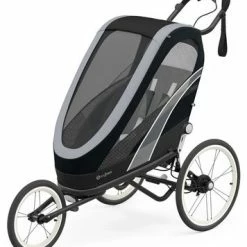 Cybex Sport ZENO Fargetrekk Inkl. Chassis, All Black/Black