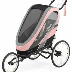 Cybex Sport ZENO Fargetrekk Inkl. Chassis, Silver Pink/Black Pink