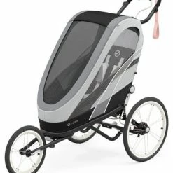 Cybex Sport ZENO Fargetrekk Inkl. Chassis, Medal Grey/Black Pink