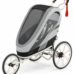 Cybex Sport ZENO Fargetrekk Inkl. Chassis, Medal Grey/Creme Orange