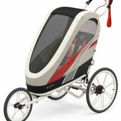 Cybex Sport ZENO Fargetrekk Inkl. Chassis, Bleached Sand/Creme Orange