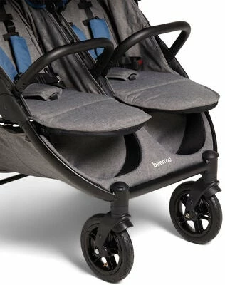 Beemoo BFF60 Søskenvogn, Blue Ashes - Bilde 7