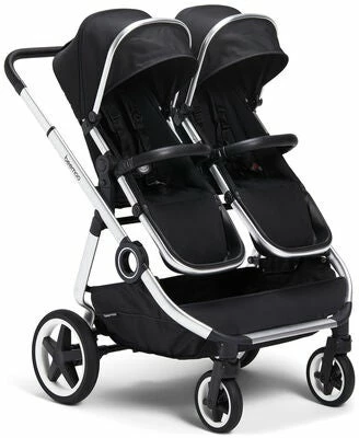 Beemoo Pro Twin Søskenvogn Inkl. Liggedel, Black - Bilde 14