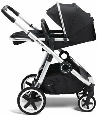 Beemoo Pro Twin Søskenvogn, Black - Bilde 5