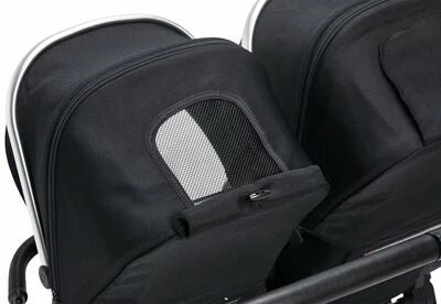 Beemoo Pro Twin Søskenvogn, Black - Bilde 8