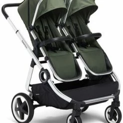 Beemoo Pro Twin Søskenvogn, Cilantro Green