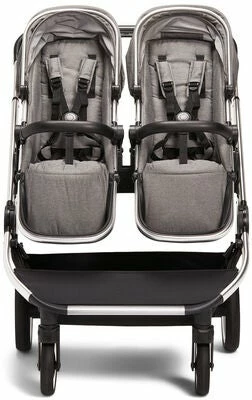 Beemoo Pro Twin Søskenvogn, Grey Mélange - Bilde 3