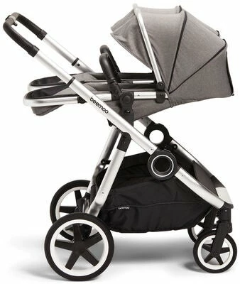 Beemoo Pro Twin Søskenvogn, Grey Mélange - Bilde 5