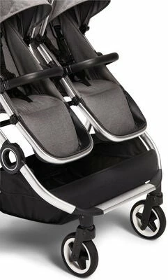 Beemoo Pro Twin Søskenvogn, Grey Mélange - Bilde 6