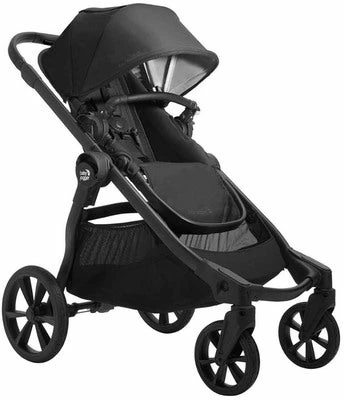 Baby Jogger City Select 2 Tencel Søskenvogn, Lunar Black