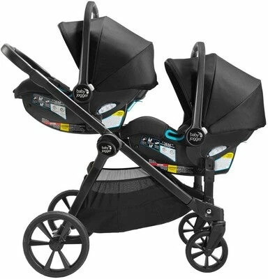 Baby Jogger City Select 2 Tencel Søskenvogn, Lunar Black - Bilde 5