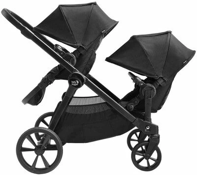Baby Jogger City Select 2 Tencel Søskenvogn, Lunar Black - Bilde 9