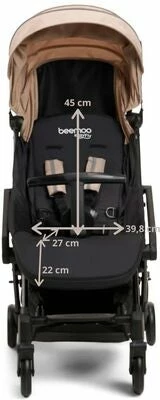 Beemoo Easy Fly Lux 3 Sulky, Black - Bilde 8