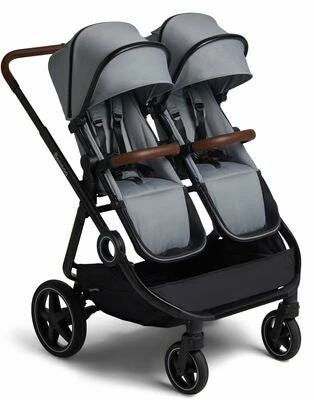 Beemoo Pro Twin Søskenvogn Cloud Grey/Black