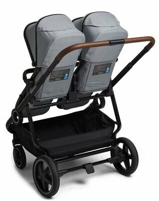 Beemoo Pro Twin Søskenvogn Cloud Grey/Black - Bilde 3