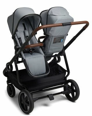 Beemoo Pro Twin Søskenvogn Cloud Grey/Black - Bilde 4