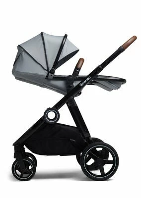 Beemoo Pro Twin Søskenvogn Cloud Grey/Black - Bilde 7
